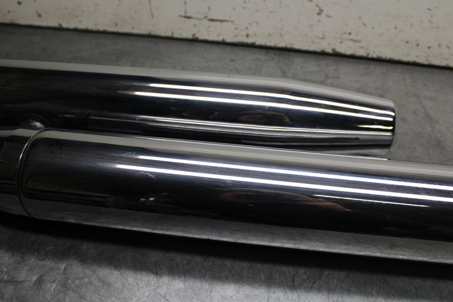 99-00 YAMAHA V STAR 1100 MUFFLER EXHAUST SILENCER PIPE BB711