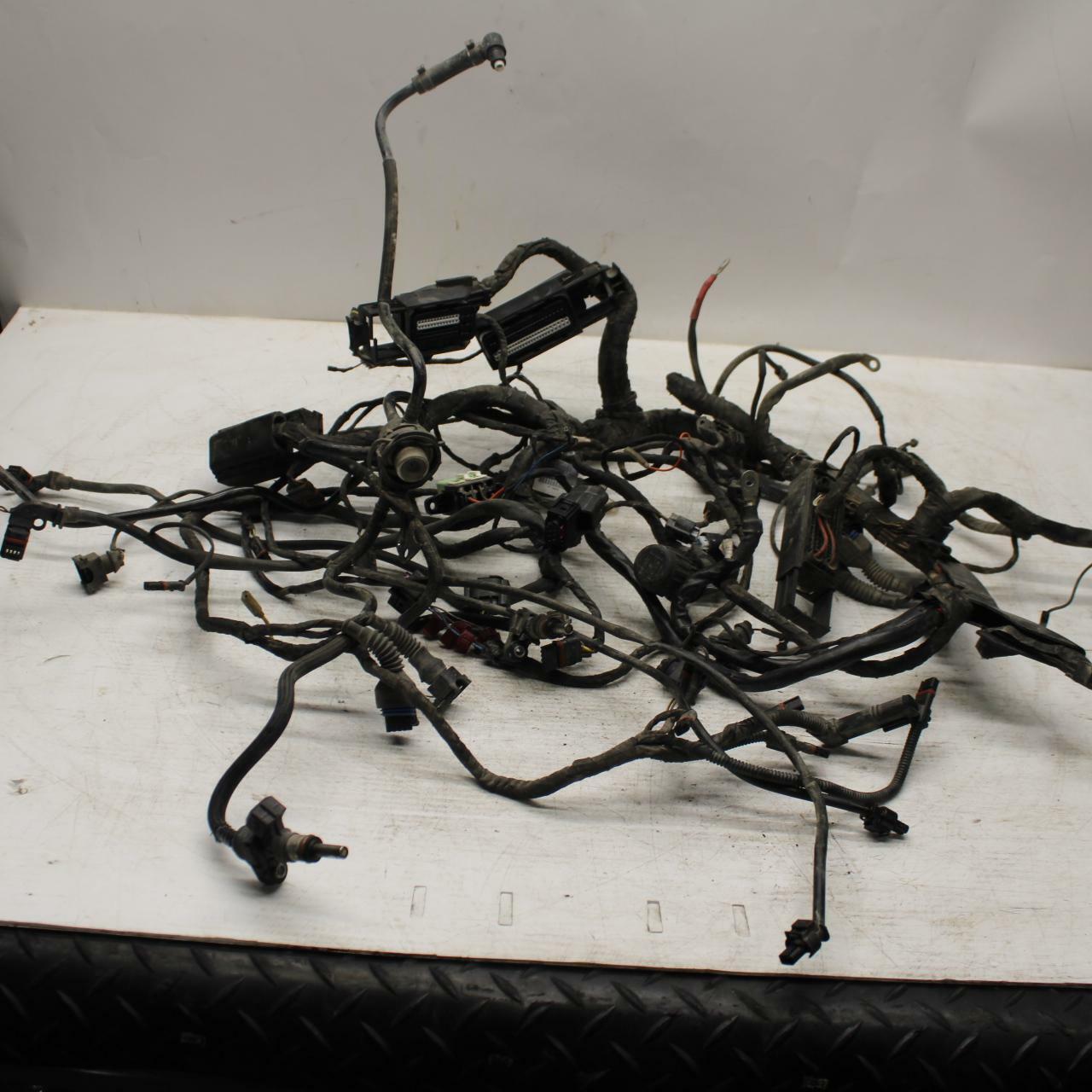 07-13 BMW R1200GS ADVENTURE MAIN ENGINE WIRING HARNESS MOTOR WIRE LOOM BB368