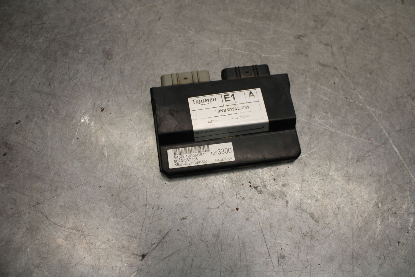 09-11 TRIUMPH DAYTONA 675 ECU COMPUTER CONTROLLER UNIT BLACK BOX ECM CDI BB652