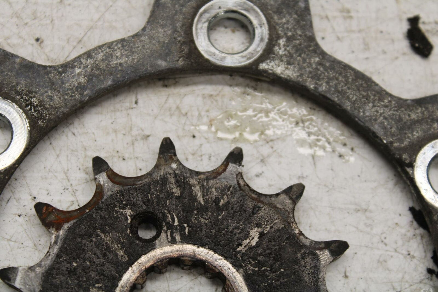 07-16 TRIUMPH STREET TRIPLE REAR BACK & FRONT SPROCKET BB361