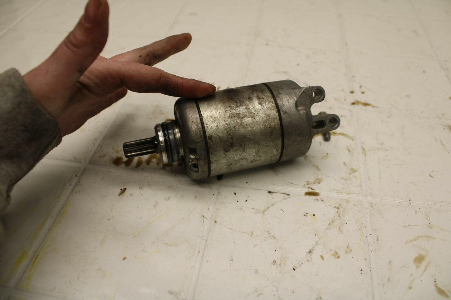 08-16 YAMAHA YZF R6 ENGINE STARTING STARTER MOTOR -DC 12V BB406