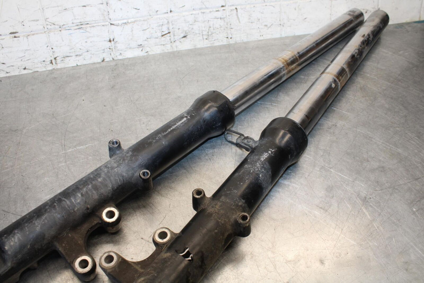 00-01 KAWASAKI ZZR600 FRONT FORKS SHOCK SUSPENSION SET PAIR BB568