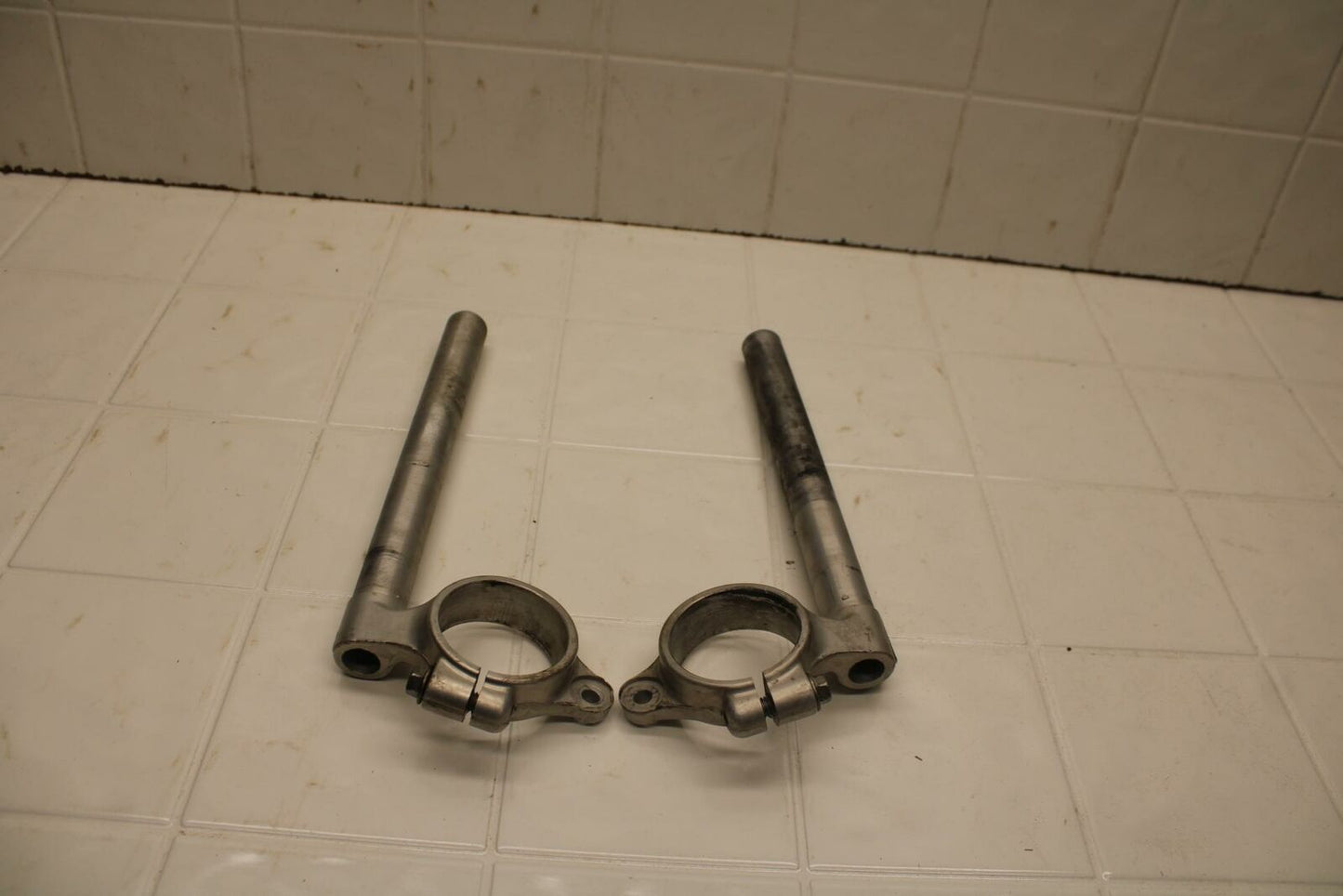 01-02 SUZUKI GSXR750 LEFT RIGHT CLIP ON ONS HANDLEBARS PAIR SET BB402