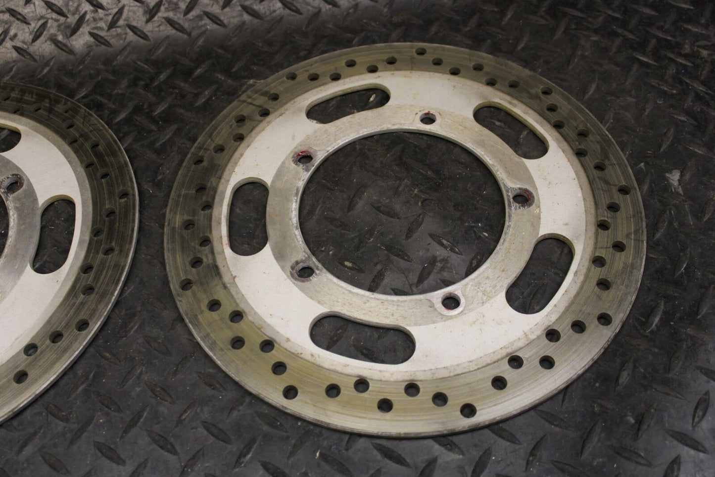 03-08 KAWASAKI VULCAN 1600 FRONT LEFT RIGHT BRAKE ROTORS DISCS BB193