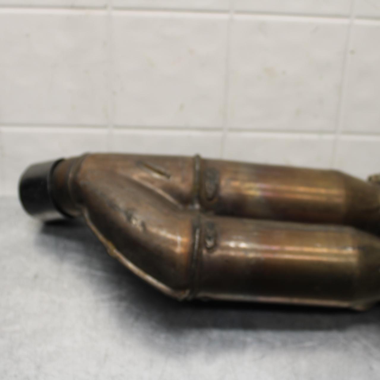 2008 Ducati 1098 EXHAUST MIDPIPE MID MIDDLE PIPE COLLECTOR BB581