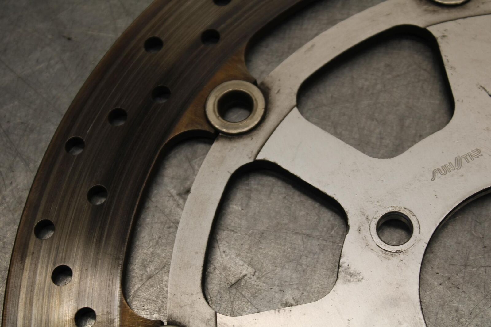 01-03 SUZUKI GSXR600 FRONT LEFT RIGHT BRAKE ROTORS DISCS BB639