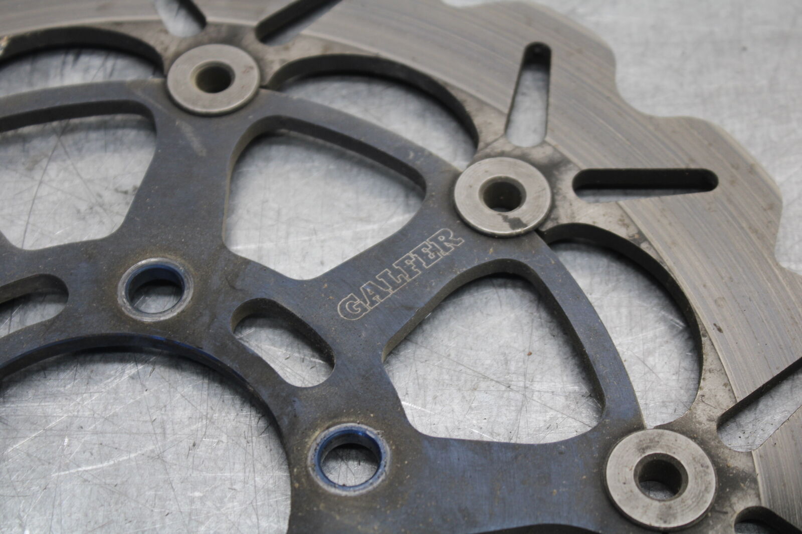 04-05 SUZUKI GSXR600 AFTERMARKET GALFER FRONT LEFT RIGHT BRAKE ROTORS DISCS BB65