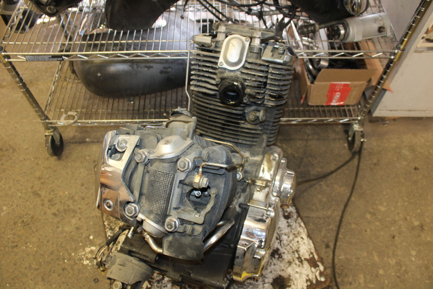 99-00 YAMAHA V STAR 1100 ENGINE MOTOR BB711