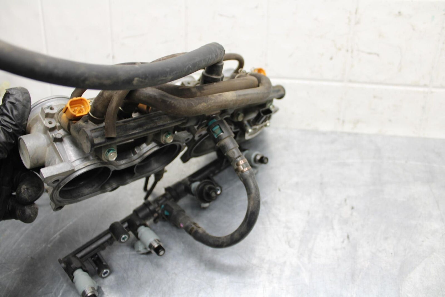2007 Honda CBR600RR MAIN FUEL INJECTORS / THROTTLE BODIES 16400-MFJ-L01 BB596