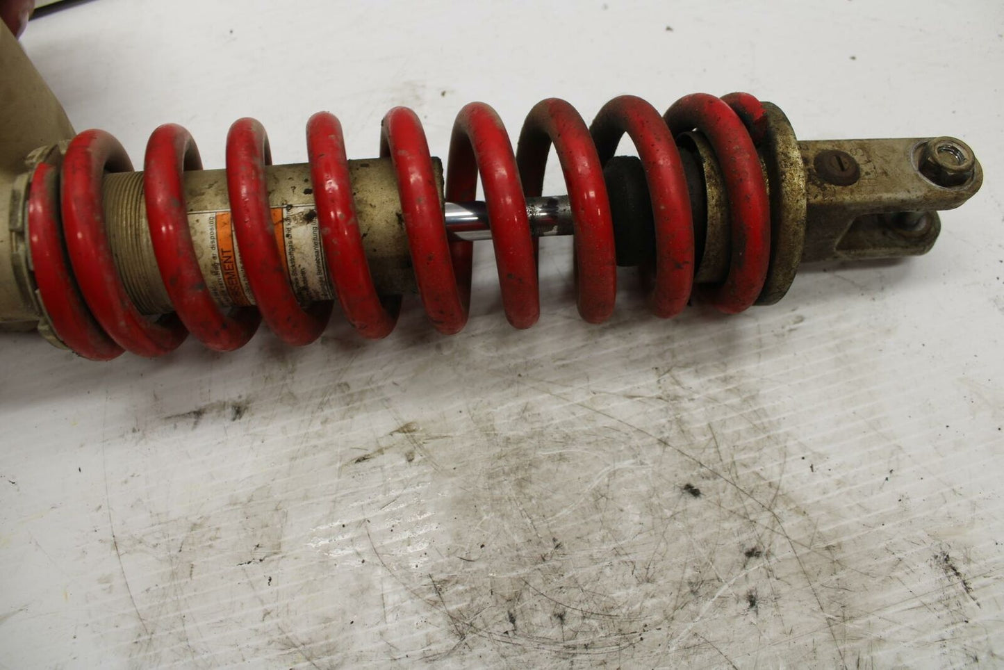 03-06 SUZUKI QUADSPORT Z400 REAR SHOCK ABSORBER SUSPENSION 62100-07G01-163 BB256