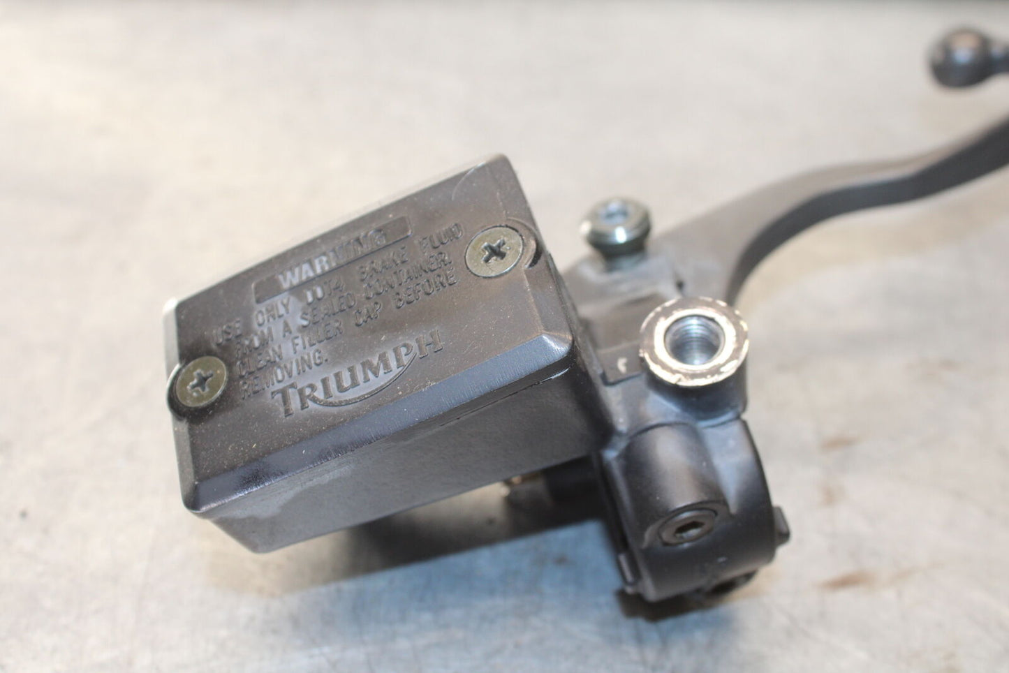 01-06 TRIUMPH TIGER 955I FRONT BRAKE MASTER CYLINDER w/ LEVER BB693
