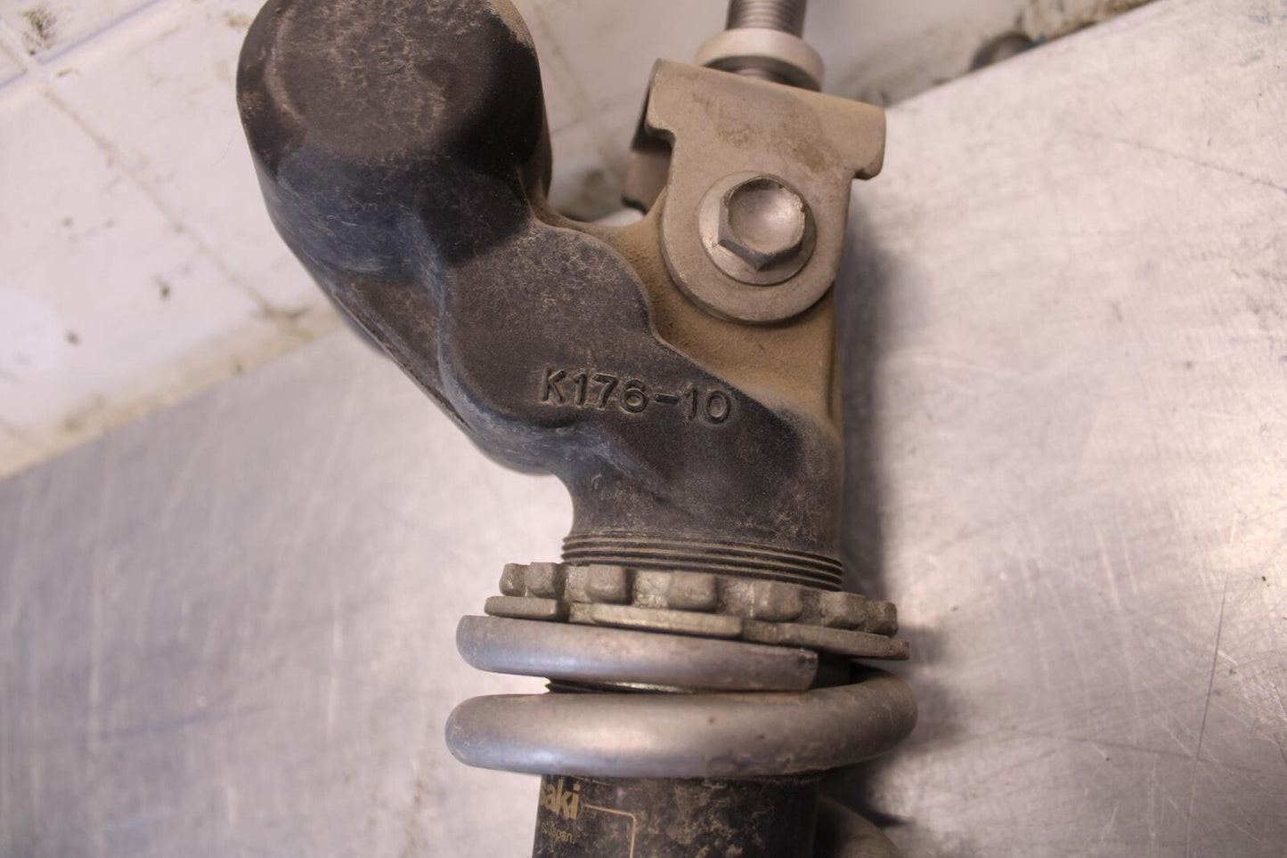 07-08 KAWASAKI NINJA ZX6R REAR SHOCK ABSORBER SUSPENSION 45014-0181-23A BB456