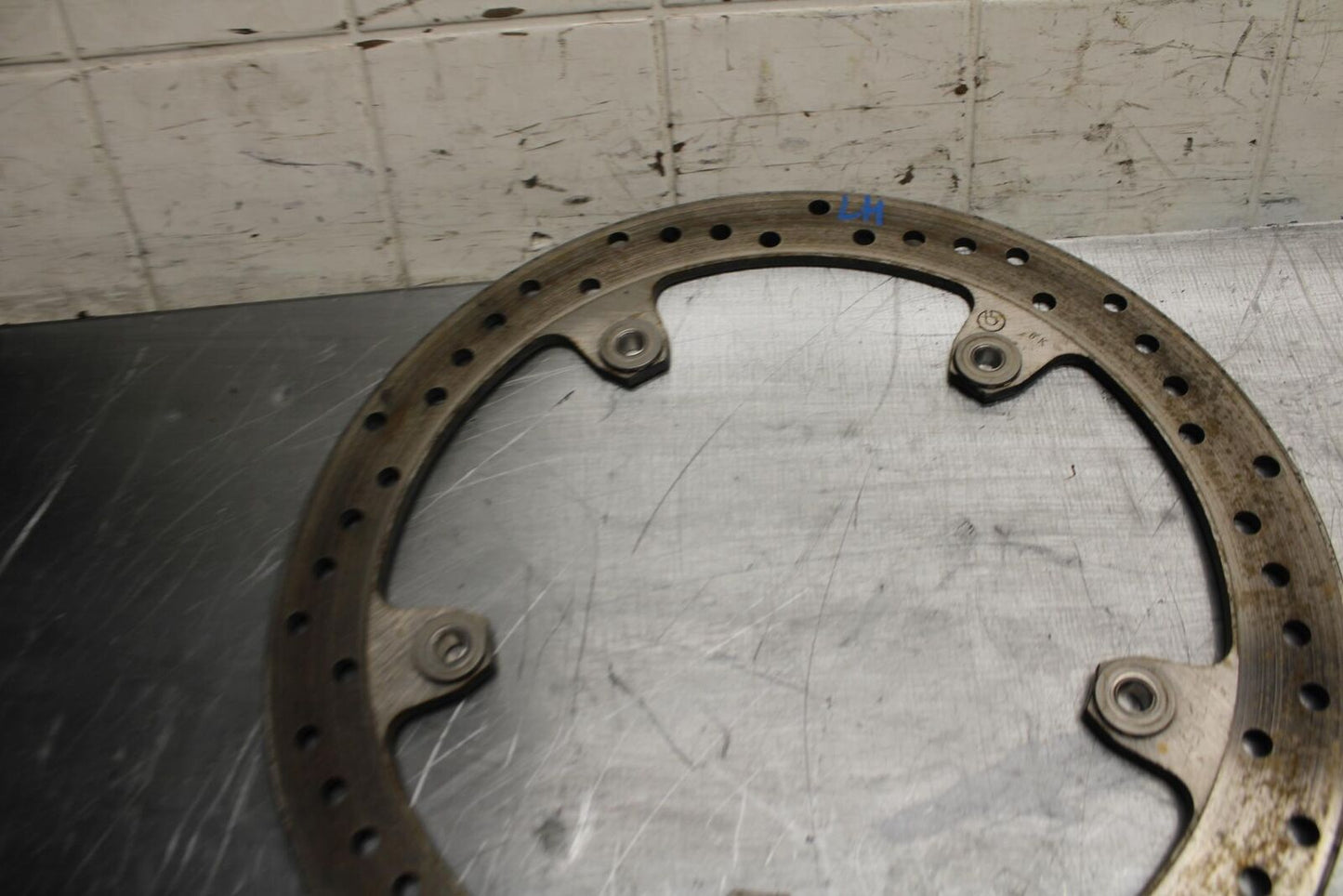 17-20 BMW S1000R FRONT LEFT BRAKE DISC ROTOR BB488