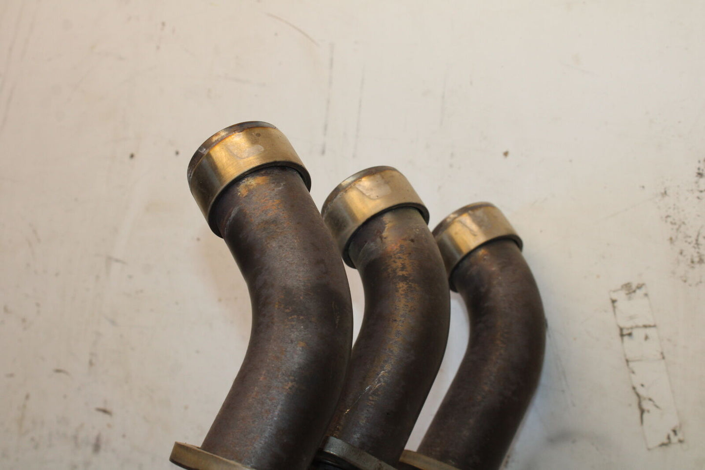 07-08 TRIUMPH DAYTONA 675 EXHAUST HEADER PIPES MANIFOLD BB685