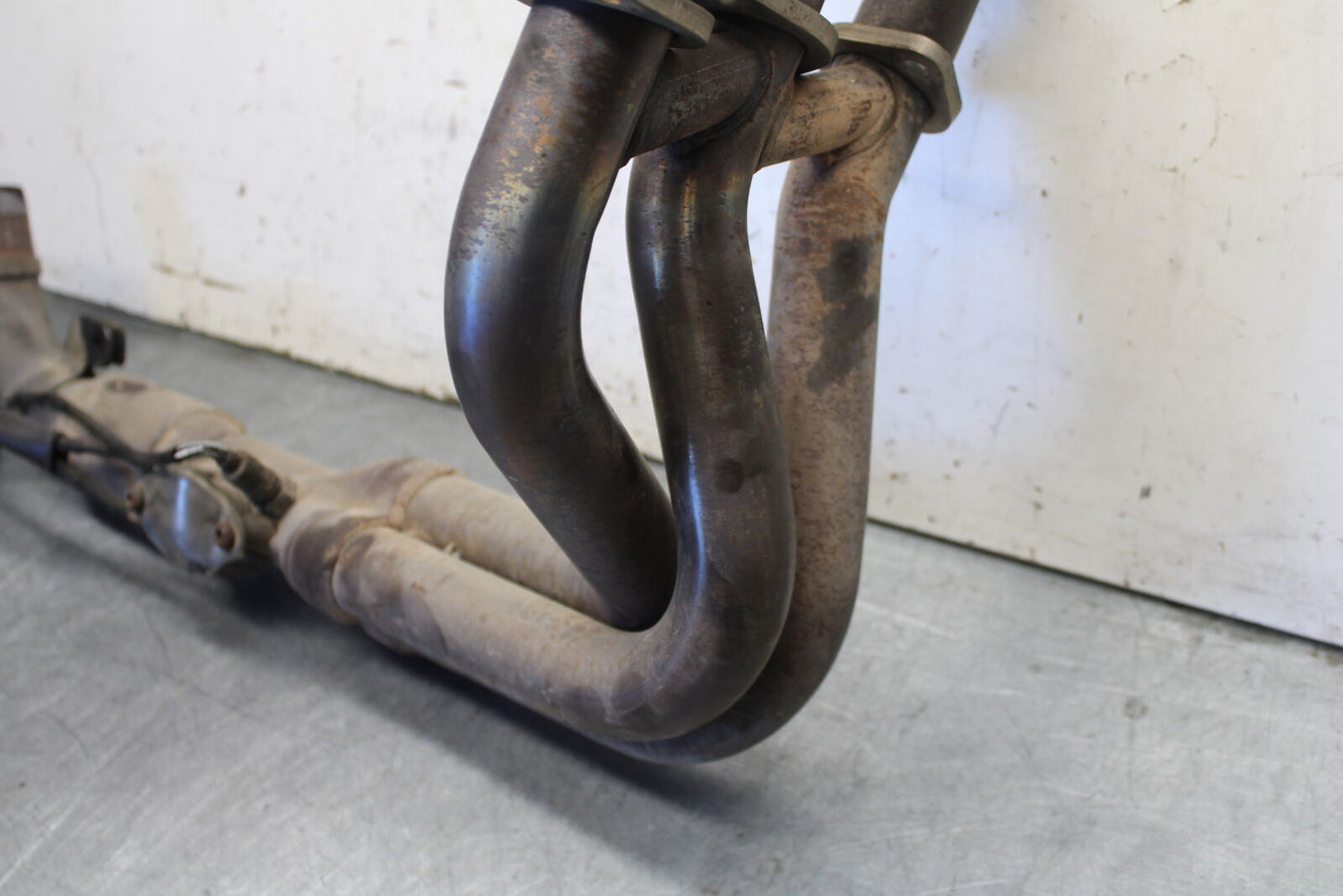 07-08 TRIUMPH DAYTONA 675 EXHAUST HEADER PIPES MANIFOLD BB685