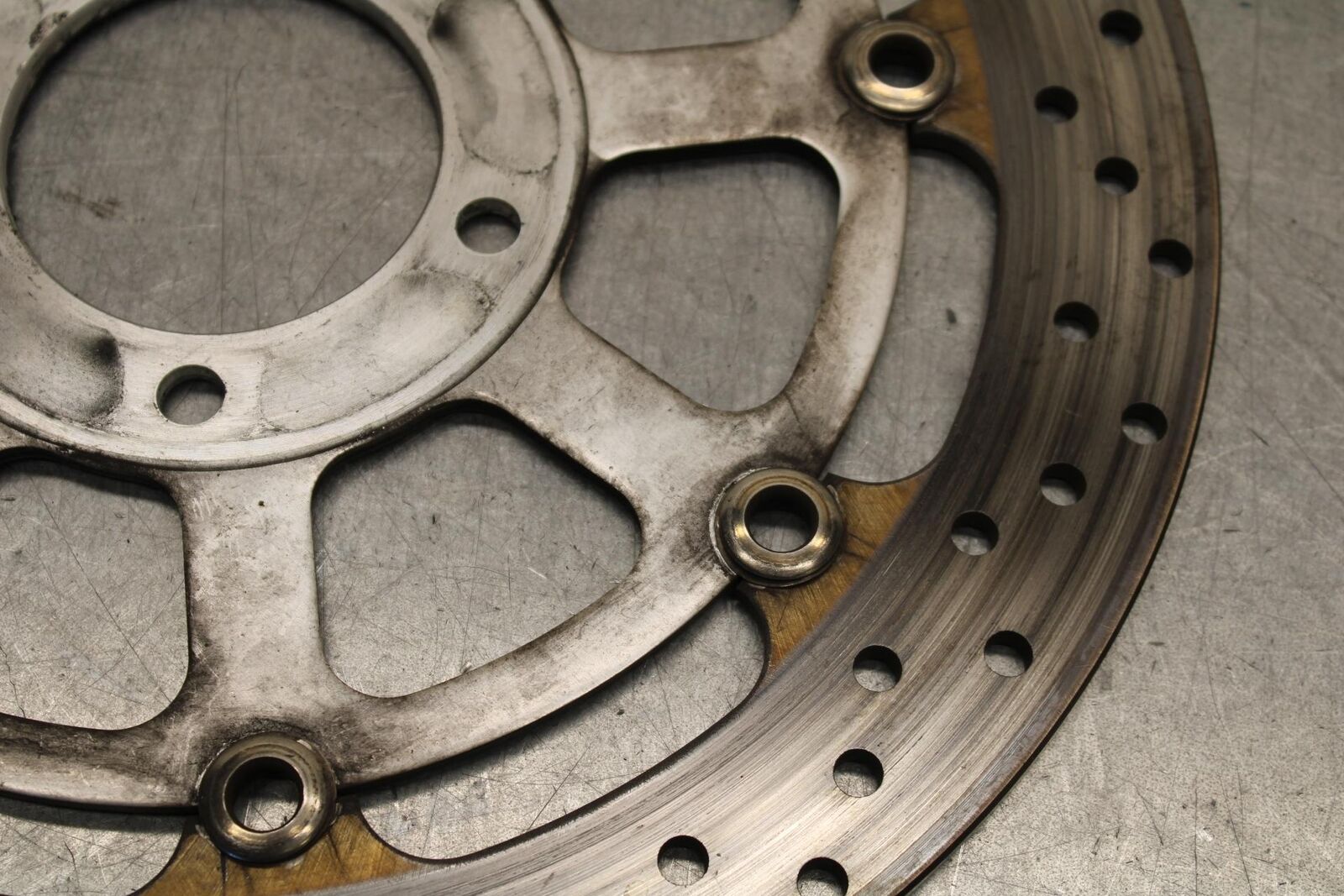 01-03 SUZUKI GSXR600 FRONT LEFT RIGHT BRAKE ROTORS DISCS BB639