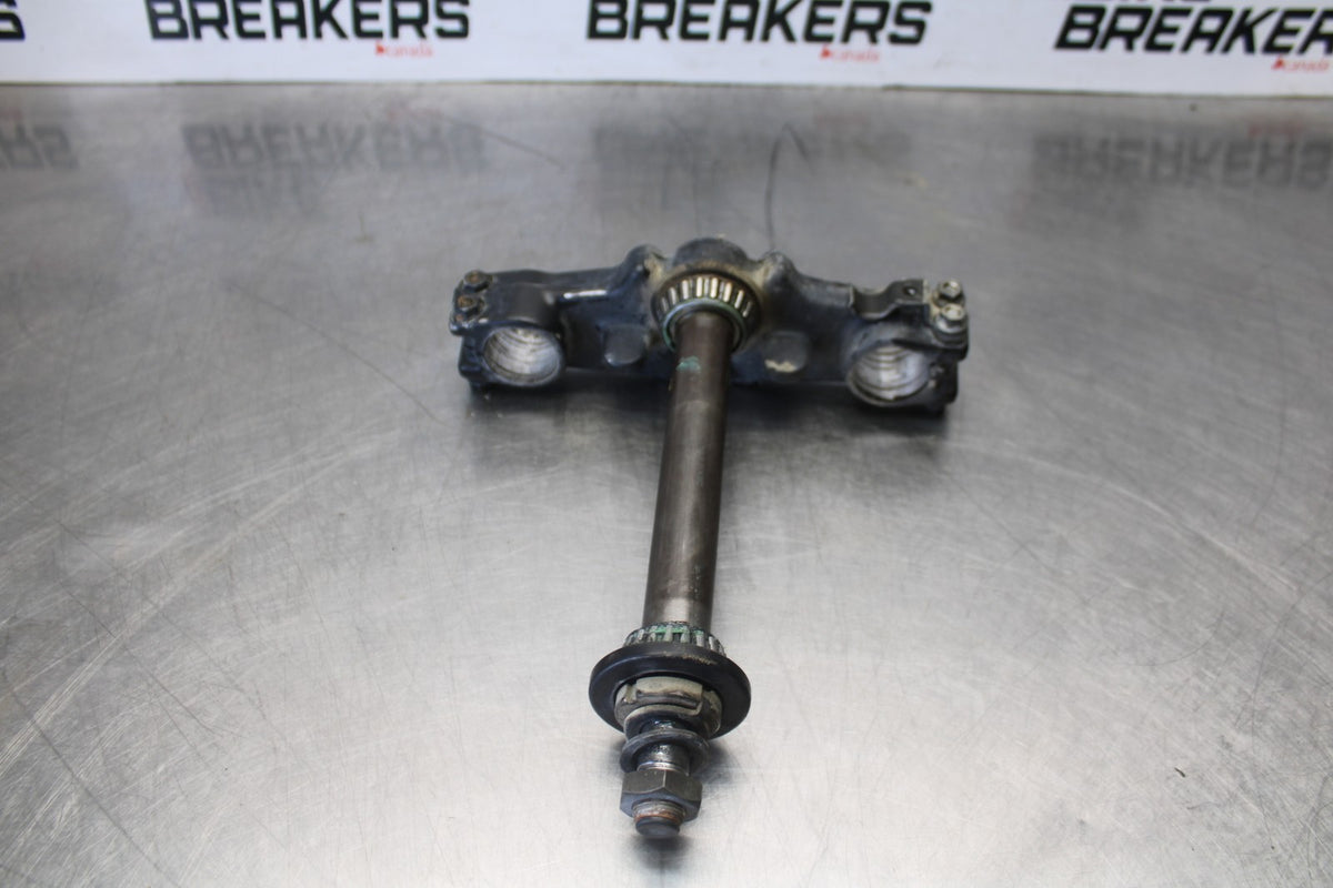 06 KAWASAKI KLR650 FRONT FORKS CLAMP LOWER TRIPLE TREE STEM BB919