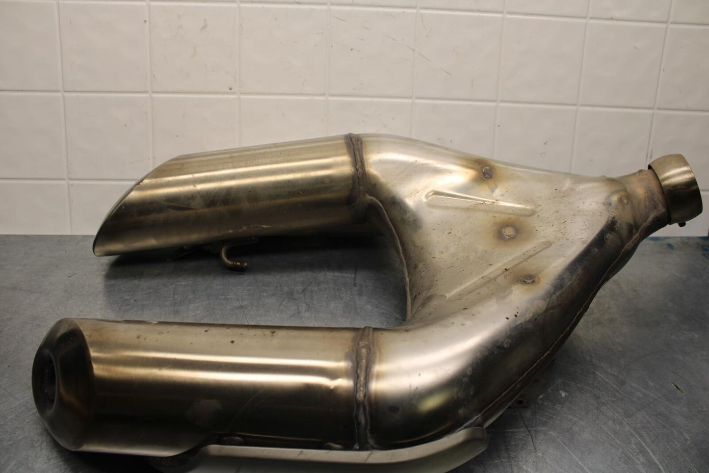 07-11 KTM 990 SUPER DUKE EXHAUST FULL SYSTEM OEM BB578