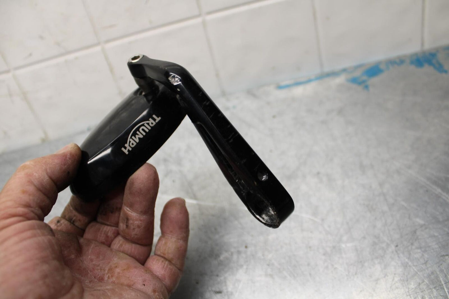 14-15 TRIUMPH STREET TRIPLE R SIDE REAR VIEW MIRROR BB441
