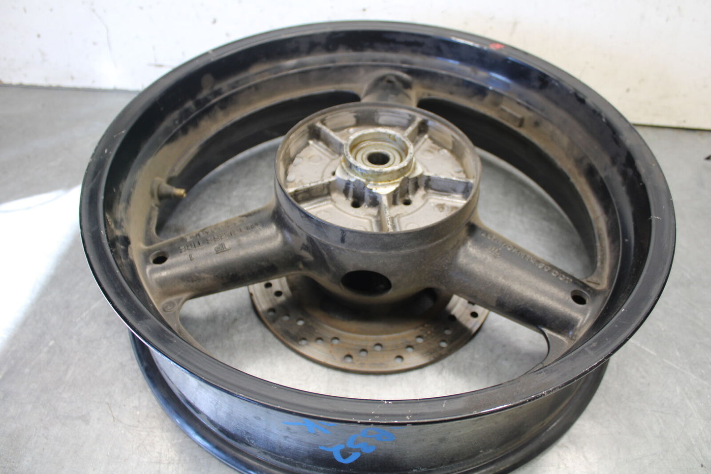 04-05 SUZUKI GSXR600 REAR WHEEL BACK RIM BB32