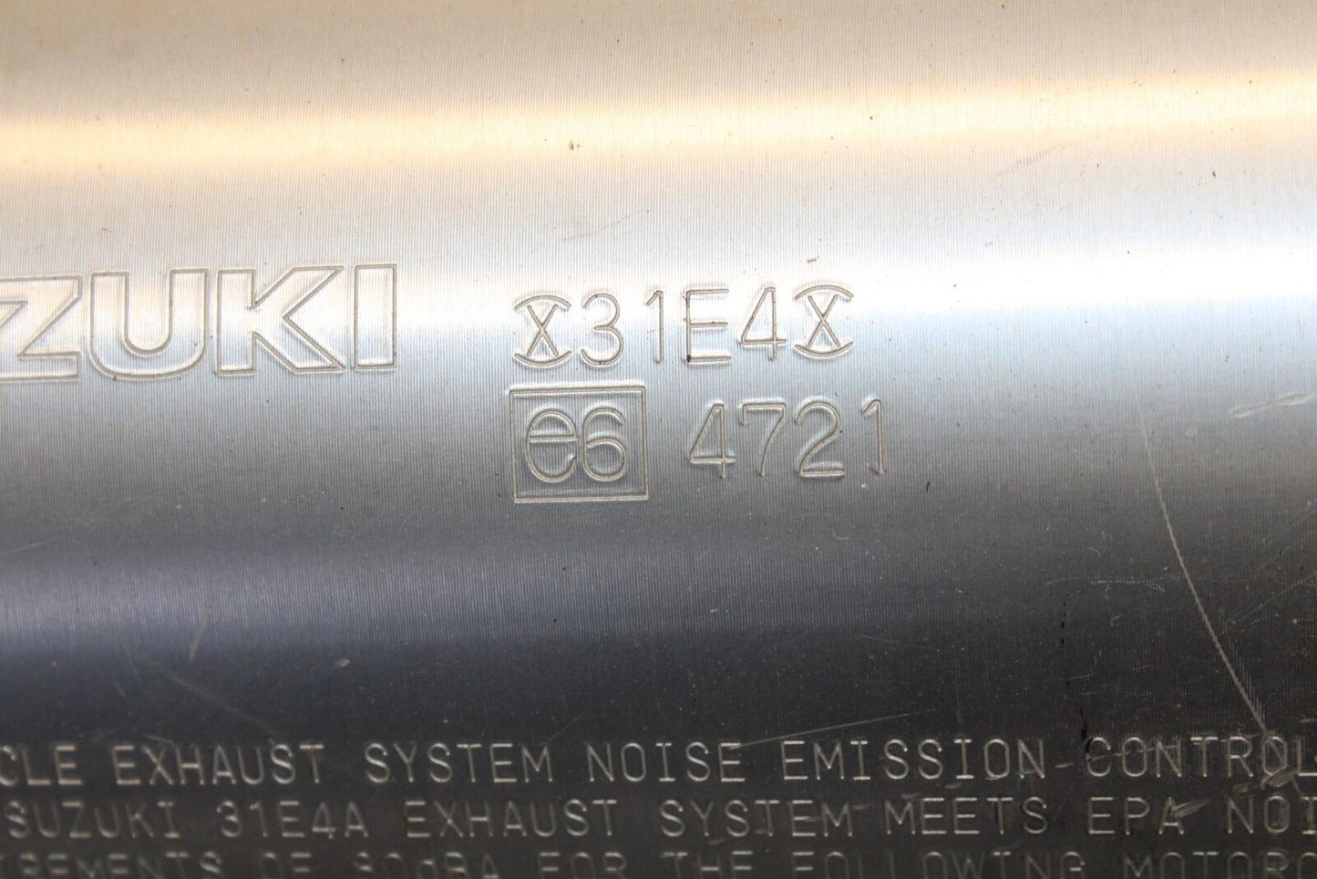 1995 Suzuki RF600R EXHAUST PIPE MUFFLER SLIP ON CAN SILENCER BB615