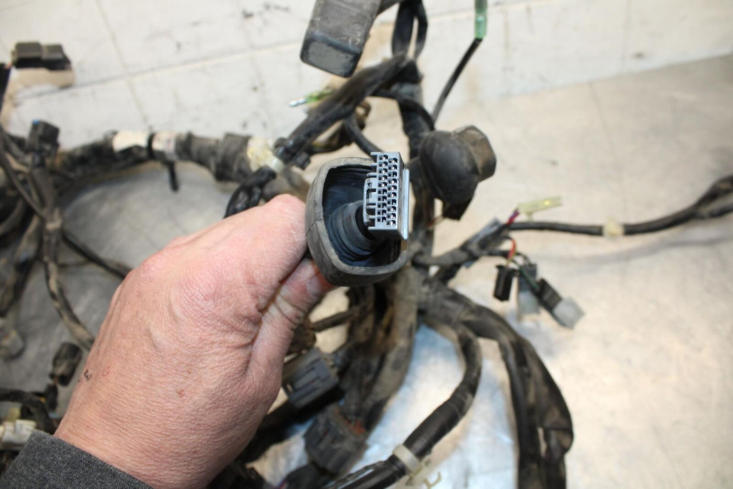 17 KAWASAKI VERSYS_X 300 MAIN ENGINE WIRING HARNESS MOTOR WIRE LOOM BB504