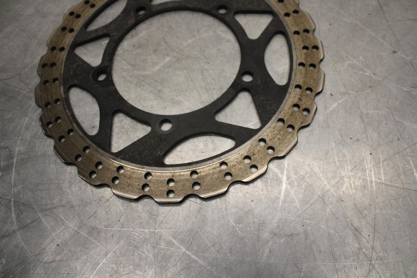 2013 Kawasaki Ninja 300 EX300B ABS FRONT BRAKE DISC ROTOR 41080-0578-11H BB518