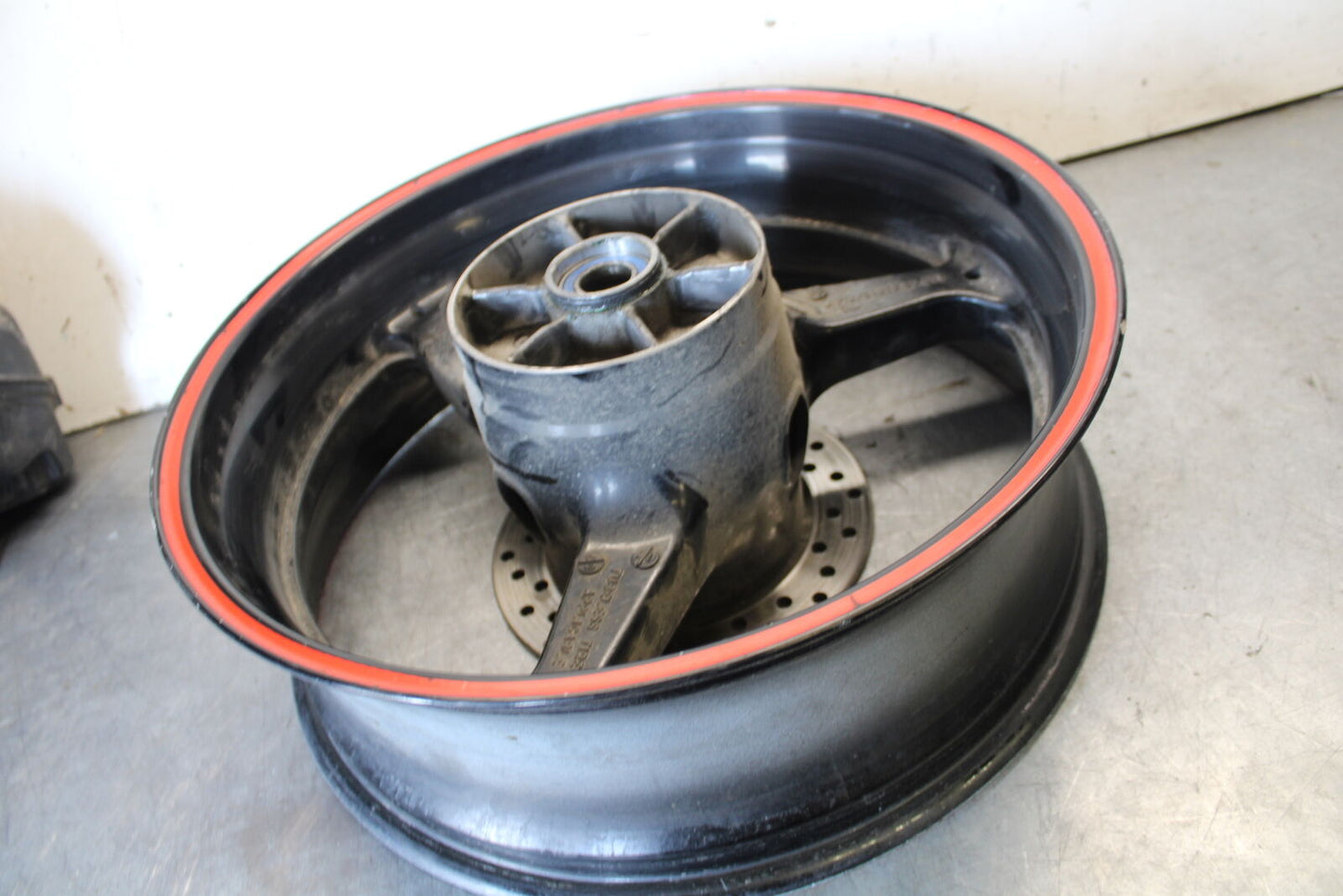 03-04 HONDA CBR600RR REAR WHEEL BACK RIM BB661