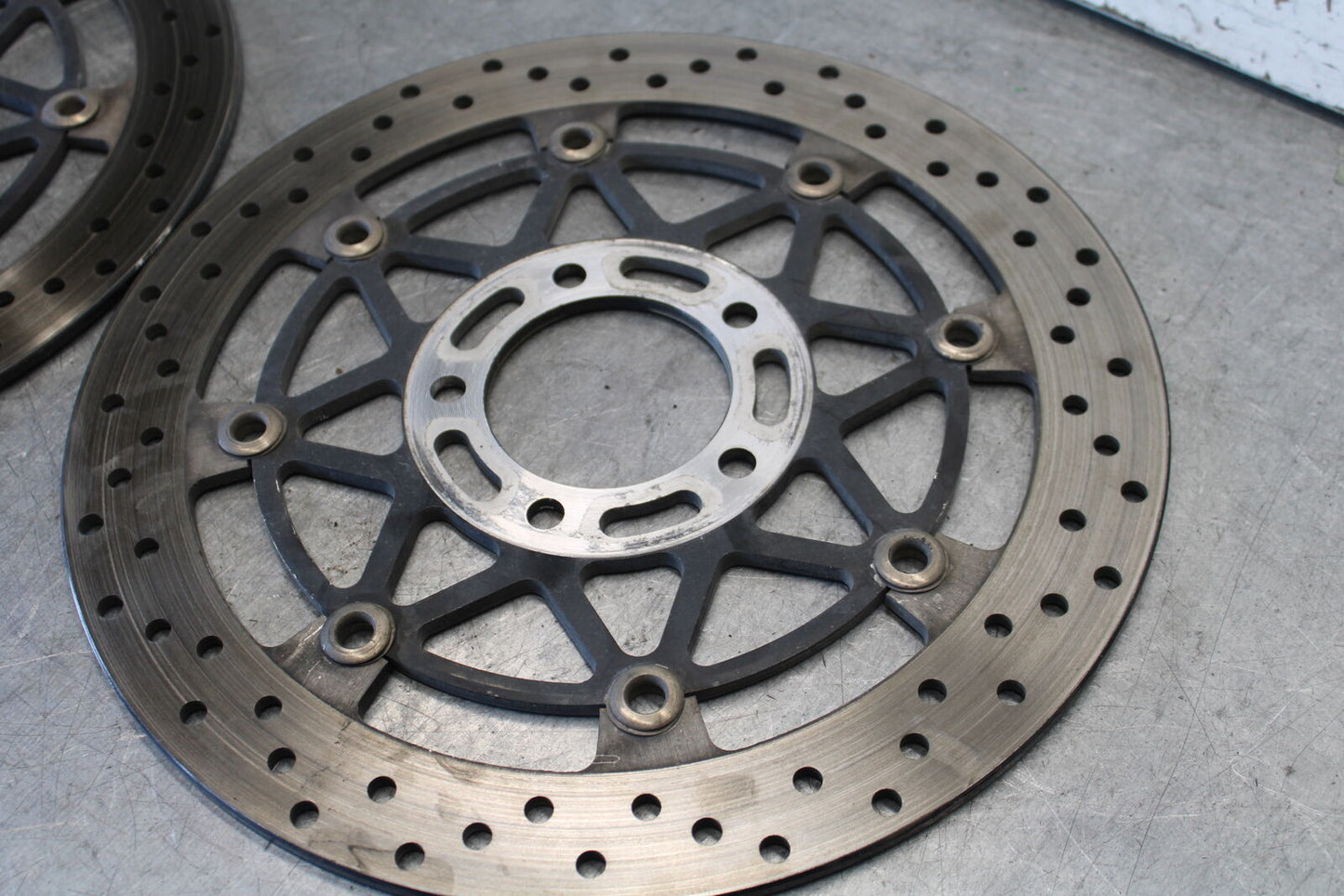 03-07 SUZUKI SV1000S FRONT LEFT RIGHT BRAKE ROTORS DISCS BB657
