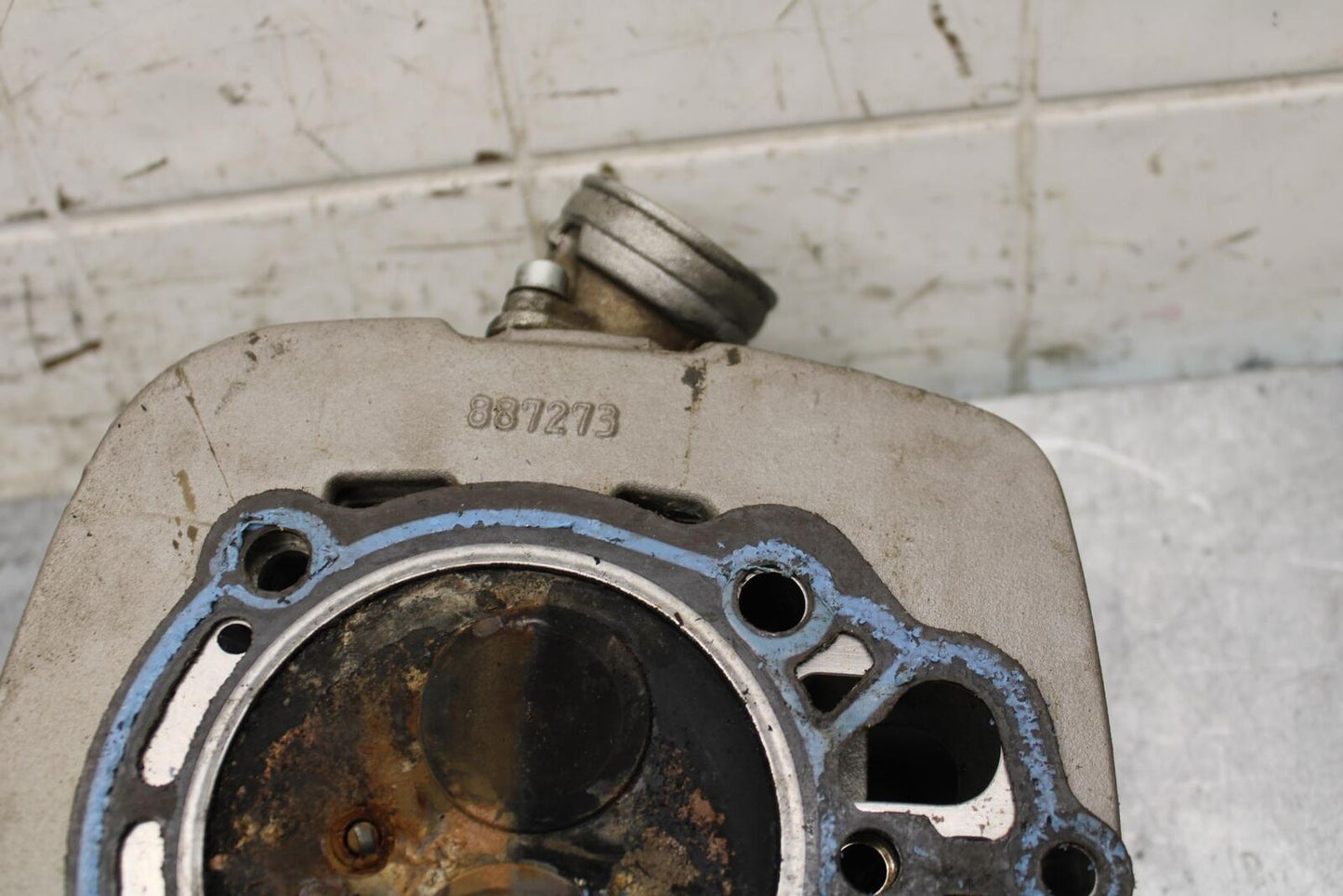 16-17 MOTO GUZZI V7 II ENGINE TOP END CYLINDER LEFT HEAD BB57