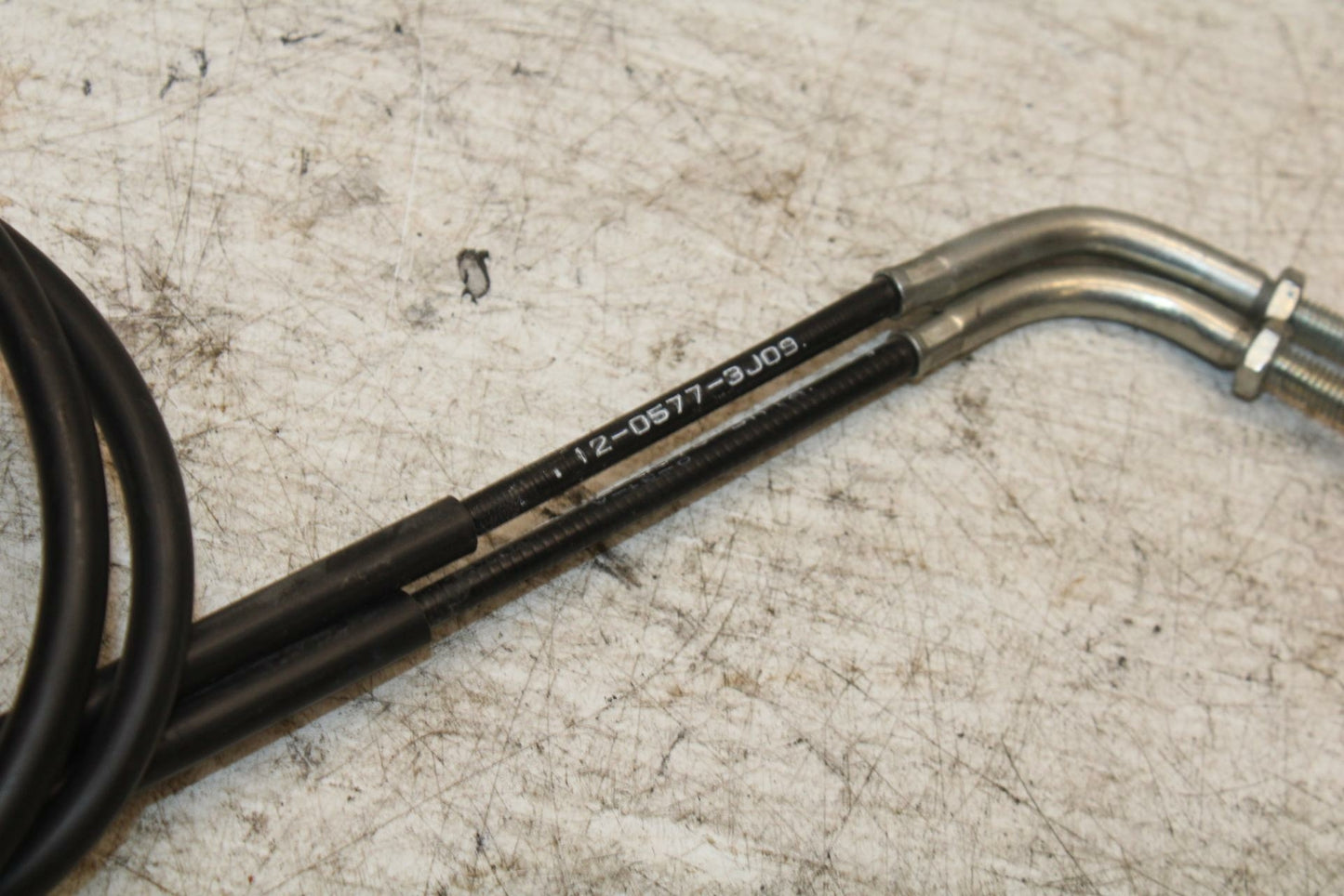 12-13 KAWASAKI EX300 NINJA THROTTLE CABLES LINES BB373