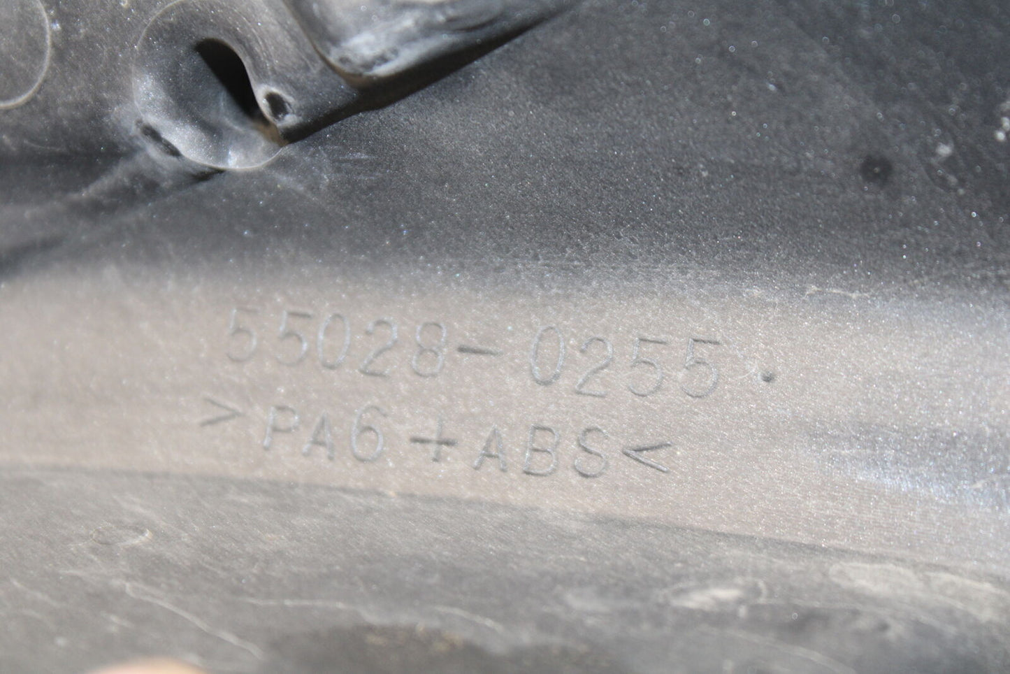 09-12 KAWASAKI NINJA ZX6R RIGHT LEFT MID UPPER SIDE FAIRING COWL PLASTIC BB698