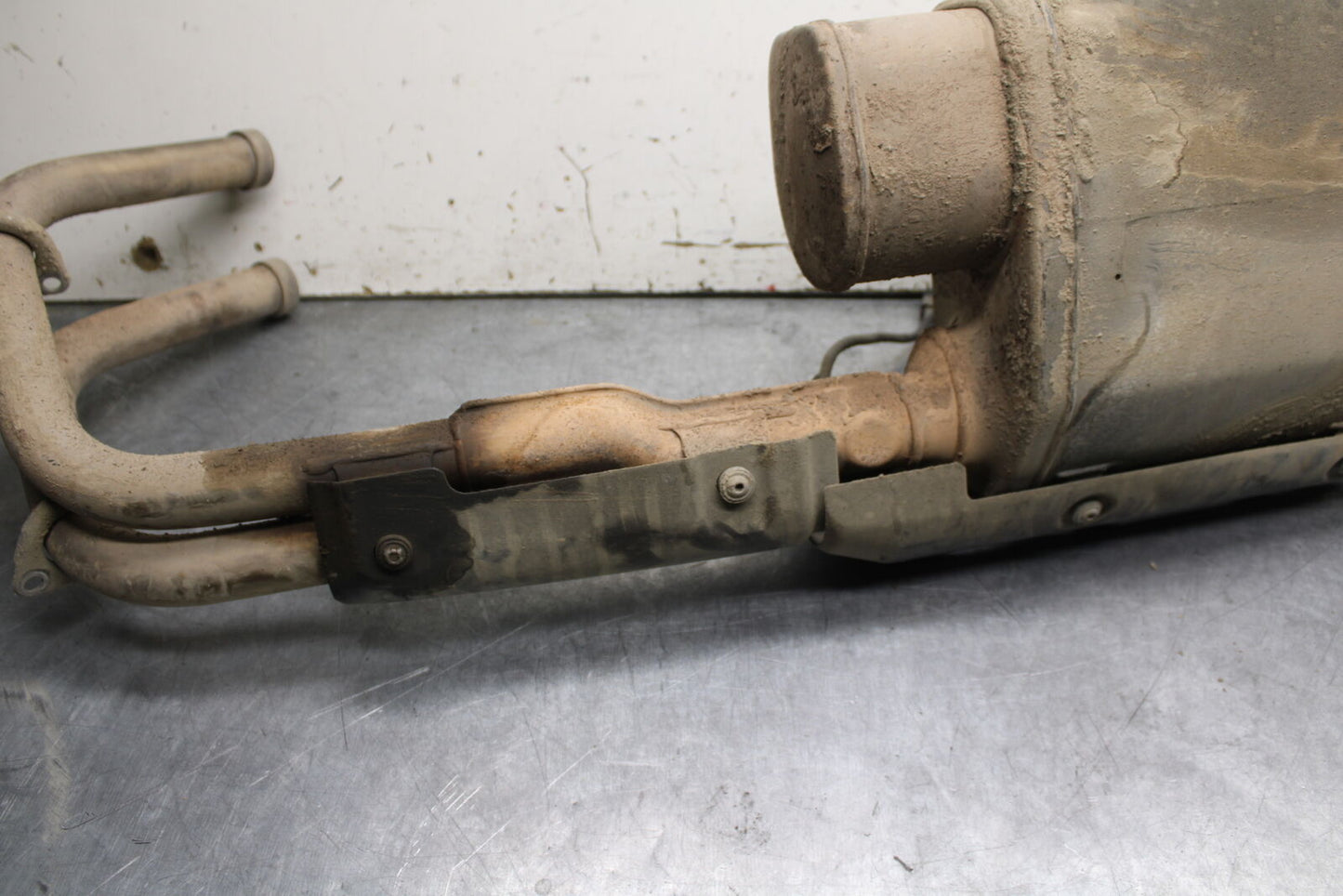 16-17 KAWASAKI VULCAN S 650 EN650 ABS FULL EXHAUST MUFFLER SILENCER BB731