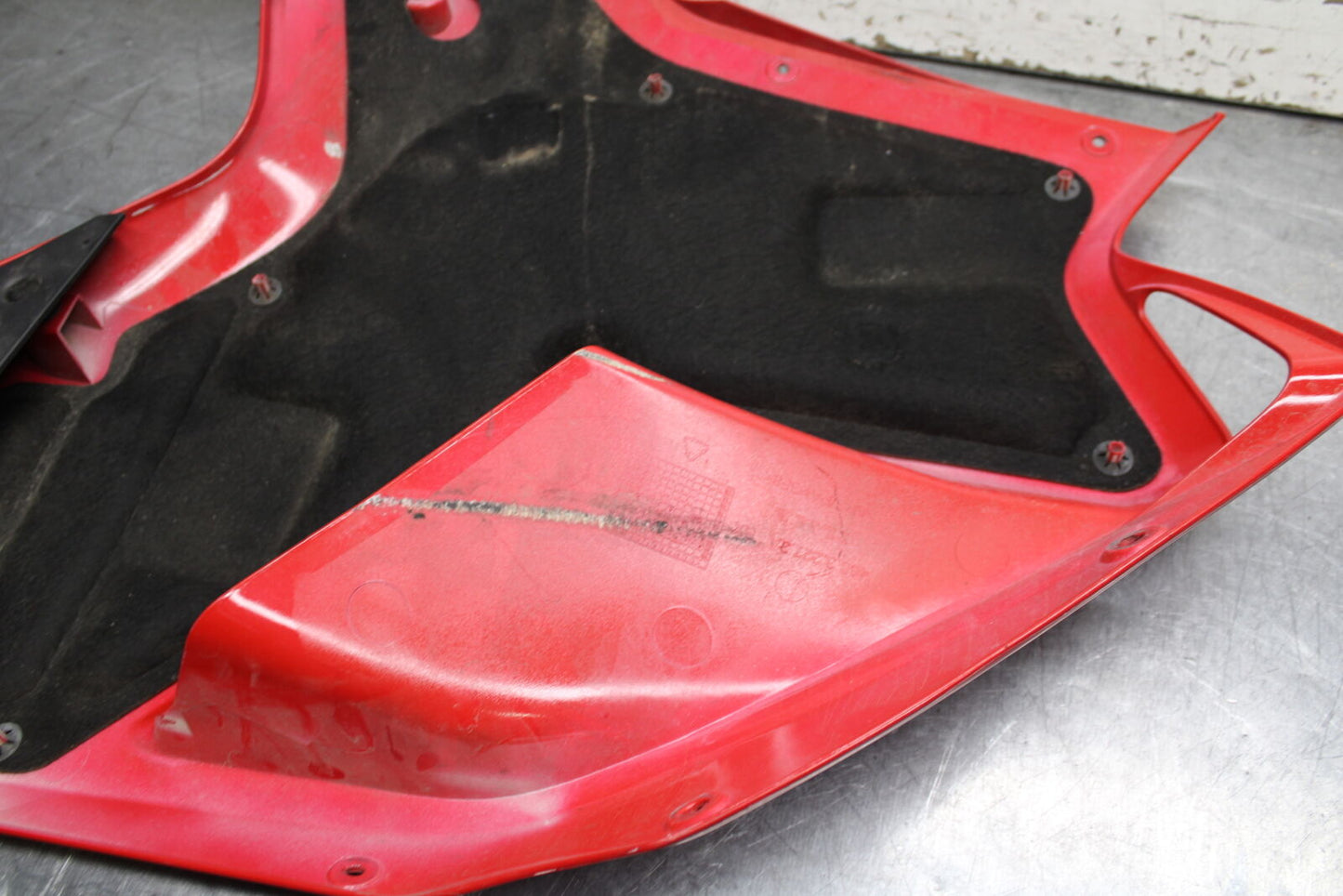 08-13 DUCATI 848 EVO LEFT LOWER MID UPPER SIDE FAIRING COWL BB667