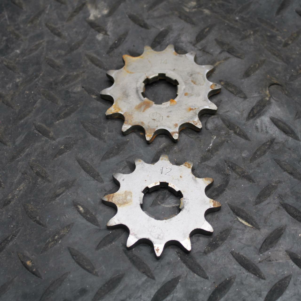 02-06 YAMAHA BANSHEE 350 PRIMARY DRIVE FRONT SPROCKET PAIR BB214