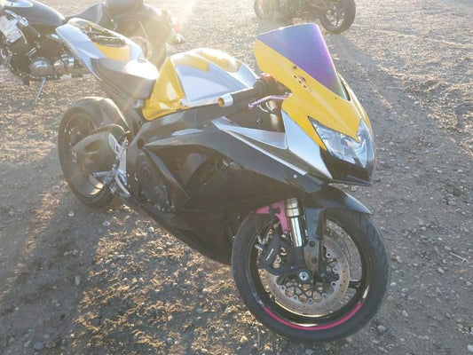 2008 SUZUKI GSX-R600 YELLOW