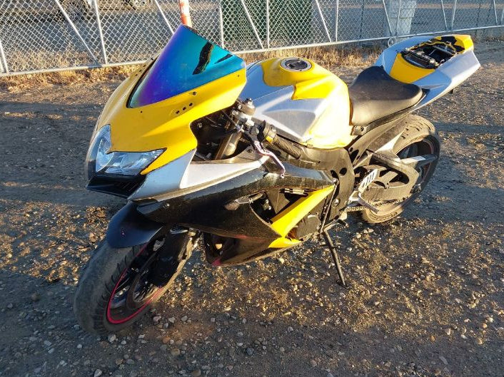 2008 SUZUKI GSX-R600 YELLOW