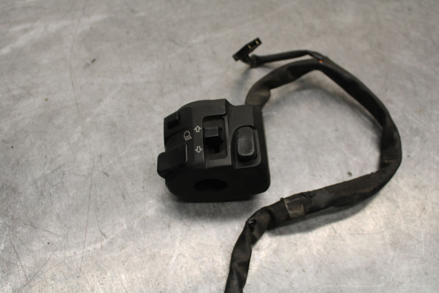 09-12 KAWASAKI NINJA ZX6R LEFT CLIP ON HANDLE HORN SIGNALS SWITCH SWITCHES BB656