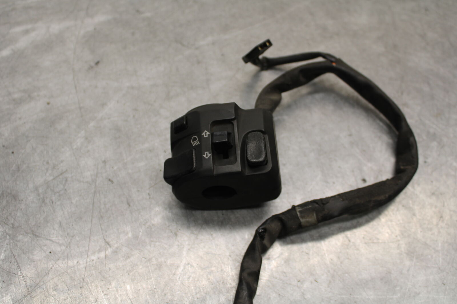 09-12 KAWASAKI NINJA ZX6R LEFT CLIP ON HANDLE HORN SIGNALS SWITCH SWITCHES BB656