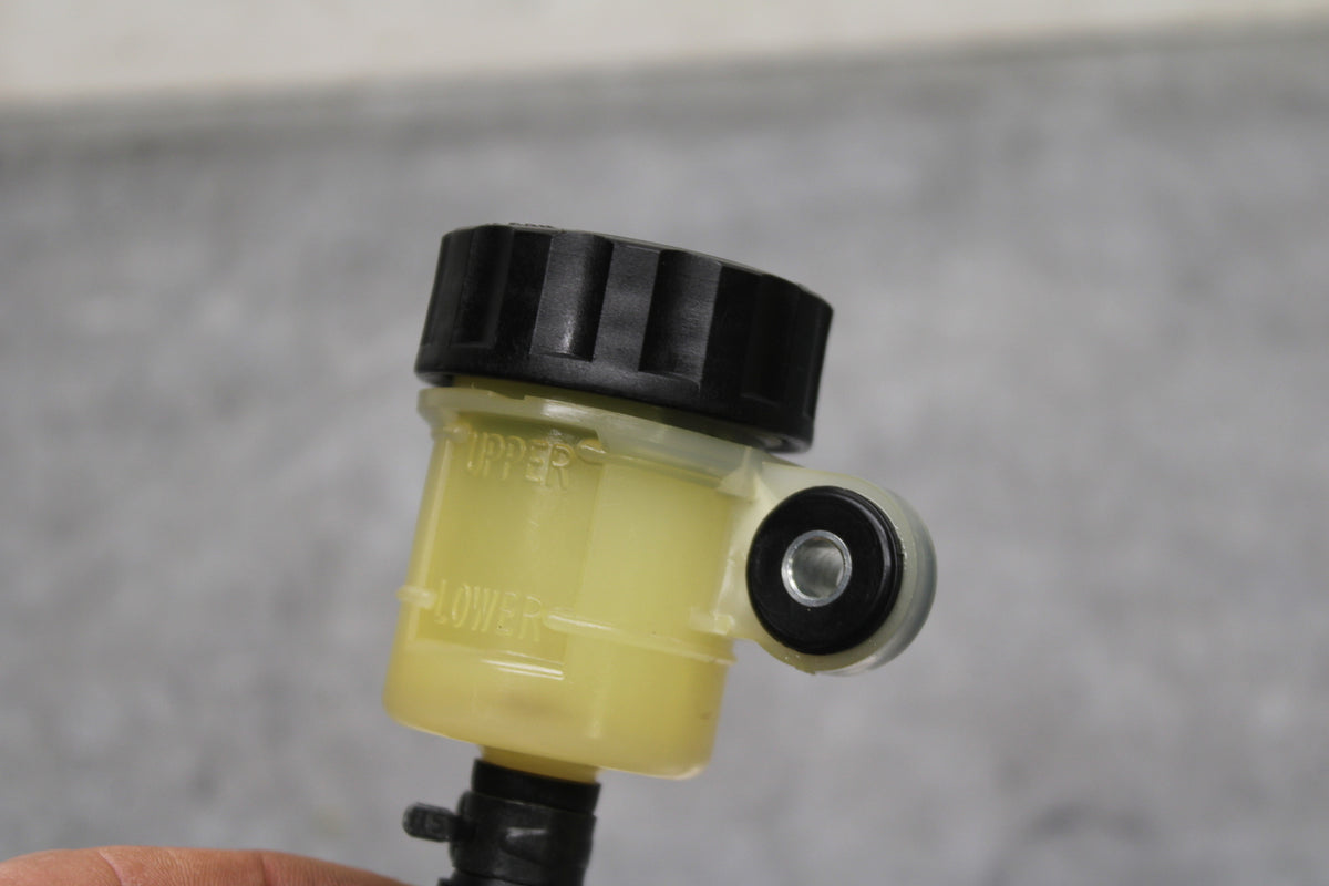 08-16 YAMAHA YZF R6 REAR BACK BRAKE MASTER CYLINDER W RESERVOIR BB131