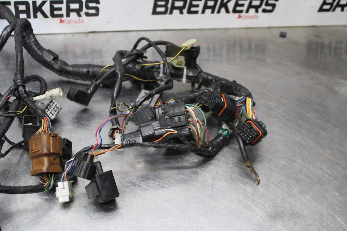 04-05 KAWASAKI NINJA ZX10R MAIN ENGINE WIRING HARNESS MOTOR WIRE LOOM BB931