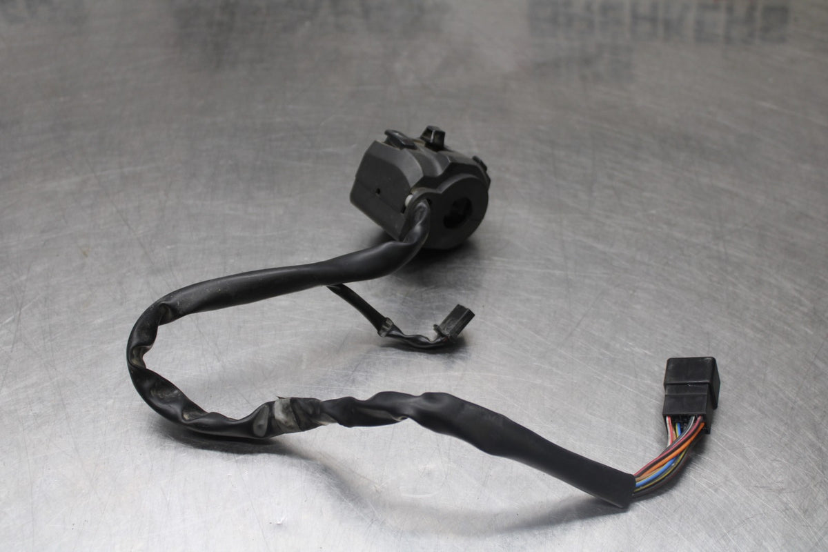 07-08 KAWASAKI NINJA ZX6R LEFT CLIP ON HANDLE HORN SIGNALS SWITCH SWITCHES BB937