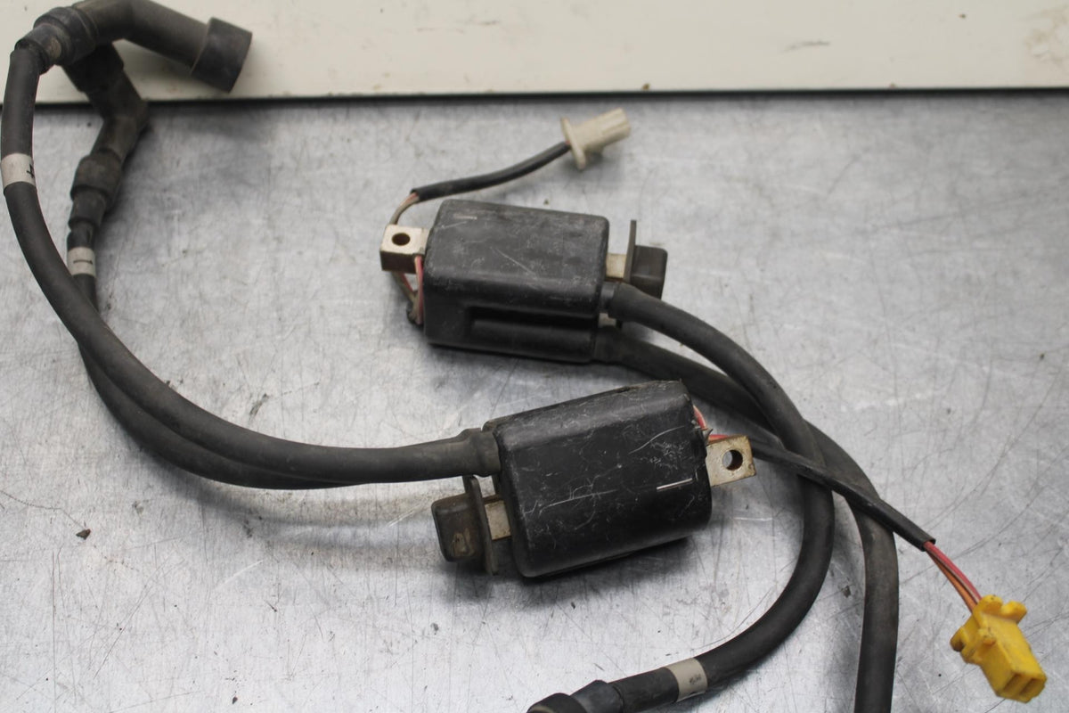 1988 Yamaha FZ600 IGNITION COILS COIL SPARK PLUG CAPS BB601