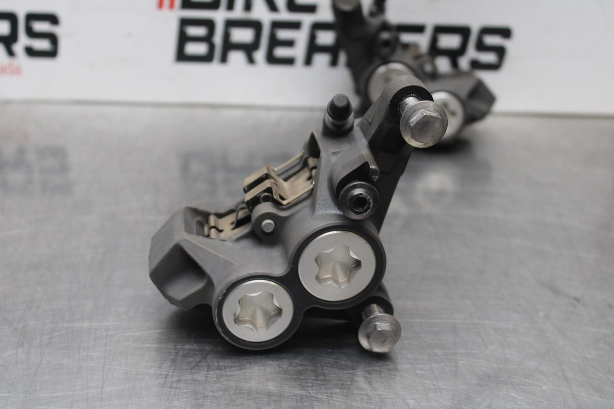 14-17 YAMAHA FZ07 RIGHT LEFT FRONT BRAKE CALIPER SET PAIR CALIPERS BB843