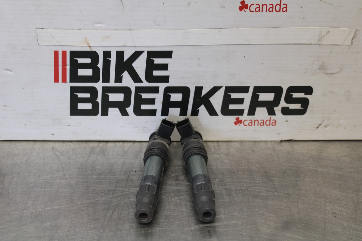 23 KAWASAKI NINJA 650 EX650 IGNITION COILS COIL SPARK PLUG CAPS BB920