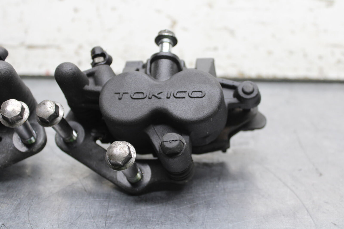 14-15 KAWASAKI NINJA 650 EX650F ABS RIGHT LEFT FRONT BRAKE CALIPER PAIR BB741 