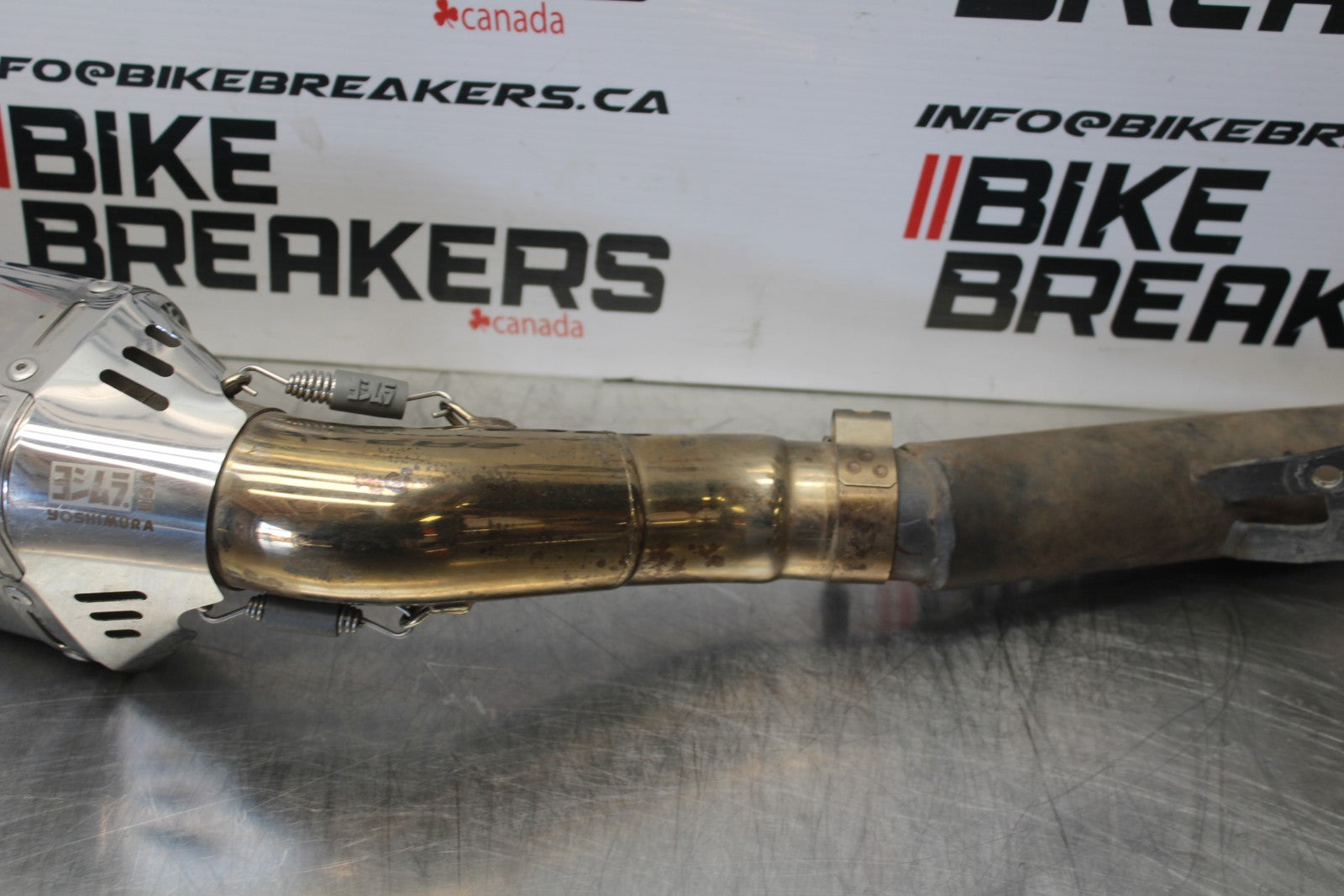 08-10 SUZUKI GSXR 600 YOSHIMURA EXHAUST PIPE MUFFLER SLIP ON CAN SILENCER BB202