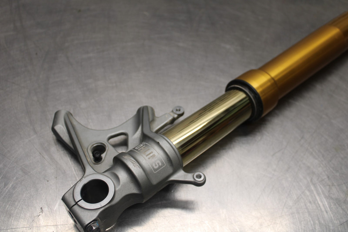 24 APRILIA TUONO V4 1100 FACTORY ABS RIGHT FRONT FORK SHOCK SUSPENSION BB887