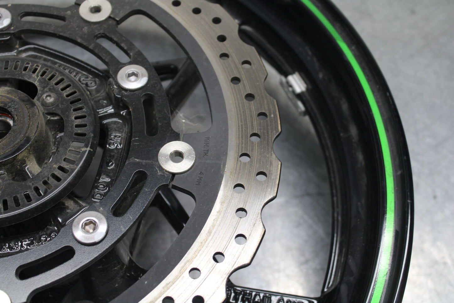 18-23 KAWASAKI NINJA 400 EX400 ABS FRONT WHEEL FRONT RIM BB747