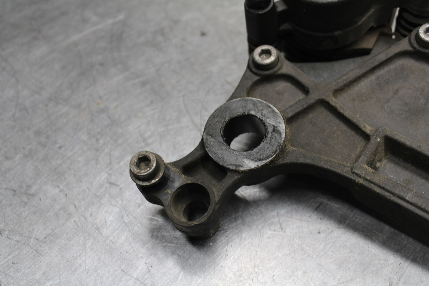 14-15 KAWASAKI NINJA 650 EX650F ABS REAR BRAKE CALIPER W MOUNT BRACKET BB741